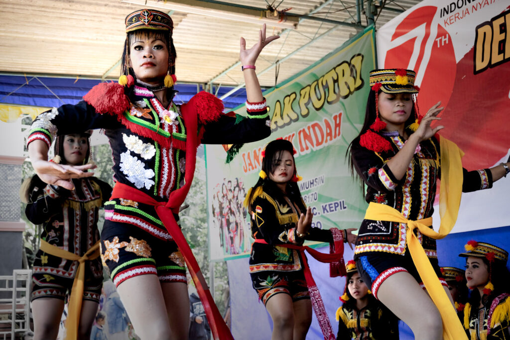 Andi Budi Sutrisno at a dance performance.